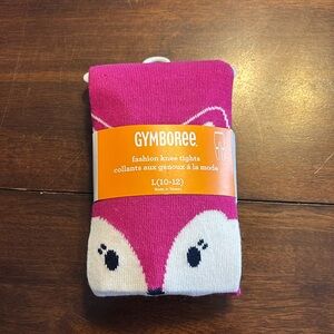 NWT Gymboree girls tights Fox Woodland Wonder 10/12